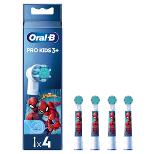 Oral-B Kids Pro Kids3+ 4-pack, Multicolor, White