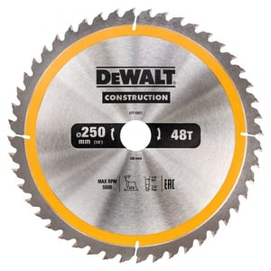 DeWALT DT1957-QZ sågblad för cirkelsåg, 25 cm, 1 st.