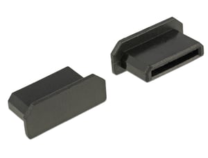 DeLOCK 64028 Steckdosenadapter für HDMI-Mini-C, schwarz, 10 Stück.
