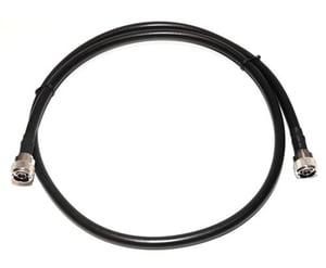 SilverNet SIL 4CAB 1M X2 kabel koncentryczny LMR400 N-Typ Czarny