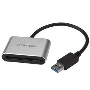 StarTech CFASTRWU3 USB 3.2 Gen 1 (3.1 Gen 1) Card Reader, Black, Silver