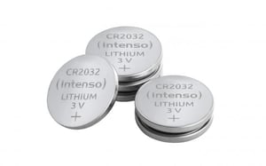 Intenso 7502430 Batterie für den Hausgebrauch Einwegbatterie CR2032 Lithium-Mangandioxid (LiMnO2)