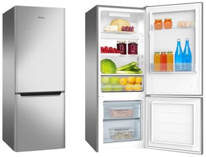 Amica FK244.4X Freistehend 205 l Edelstahl