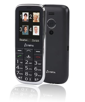 Olympia Joy II 6,1 cm (2,4") 64 g Svart Kamera i telefonen