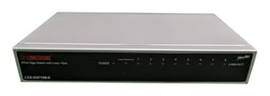 Longshine 8-portars 10/100/1000 Mbit/s stationär icke-hanterad Gigabit Ethernet (10/100/1000) silver