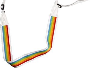Polaroid 6054 Photo Printing Camera Ribbon, Cotton, Polyester, White