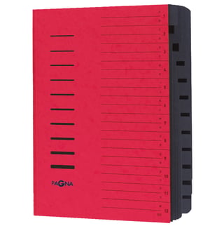 Pagna 24122-01 Card Holder Black, Red