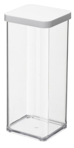 Rotho Loft 11605 Prostokątny Dozownik 1,5 l Przezroczysty, Biały