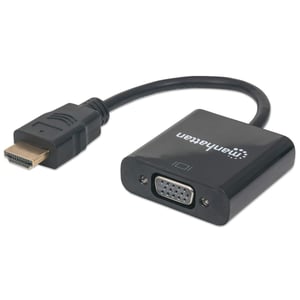Manhattan 151467 kabeladapter 0,3 m HDMI typ A (standard) VGA (D-Sub) svart