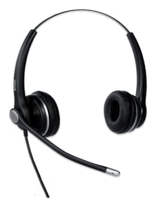 Snom A100D Headset, kabelgebunden, Kopfbügel, Büro/Callcenter, Schwarz