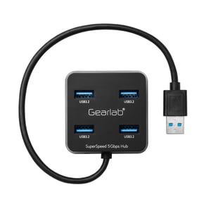 eSTUFF GLB235401 USB 3.2 Gen 1 (3.1 Gen 1) Type-A-hubbar och koncentratorer, 5000 Mbit/s, svart
