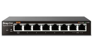 DrayTek VigorSwitch G1080 Managed L2 Gigabit Ethernet (10/100/1000) Black