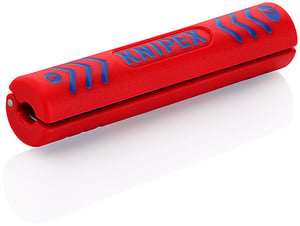 Knipex 16 60 100 SB narzędzie do zdejmowania izolacji Niebieski, Czerwony