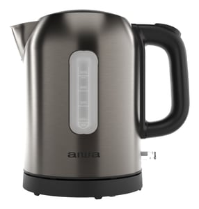 Aiwa KOTAN 1-liter 2200 W Electric Kettle, Stainless Steel, Black