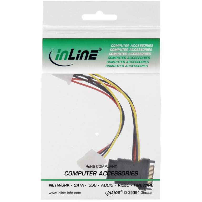 InLine 29679 wewnętrzny kabel zasilający 0,15 m