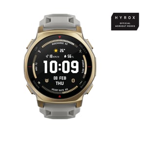 Amazfit T-rex 3 Pro 3.35 cm (1.32") AMOLED 44 mm Digital 466 x 466 px Touchscreen Gold Wi-Fi GPS