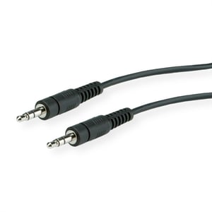 ROLINE 11.09.4501 kabel audio 1 m 3.5mm Czarny