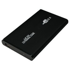 LogiLink UA0040B Hard Drive Enclosure, Black, 2.5"