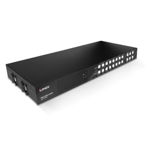 Lindy 38334 Matrix-Umschalter AV-Matrix-Umschalter Integriertes Display 43 W