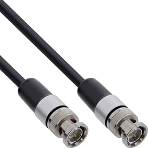 InLine 10810S kabel koncentryczny BNC 10 m Czarny