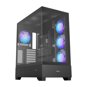 FSP M370-BA Case Midi Tower mITX, mATX, ATX (BTF) Black ARGB Czarny