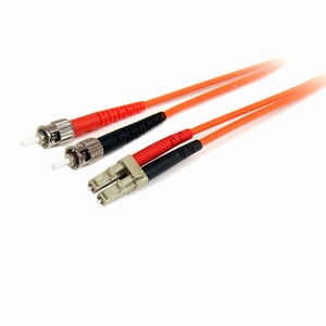 StarTech FIBLCST2 InfiniBand-/fiberoptisk kabel, 2 m, LC–ST, orange