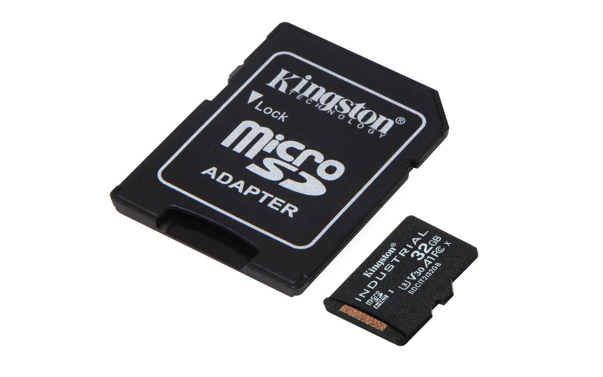 Kingston Technology Karta 32GB microSDHC Industrial C10 A1 pSLC + adapter SD