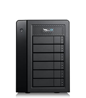 Promise Technology Pegasus32 R6 macierz dyskowa 24 TB Tower Czarny