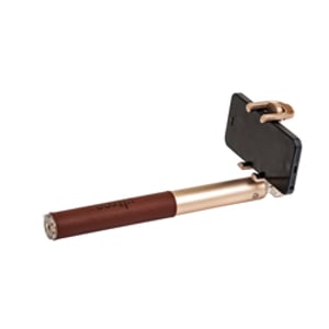Ultron BT Deluxe Selfie Stick, Brown, Gold