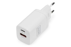Digitus USB-Ladegerät, 1 x USB-A / 1 x USB-C, 30 W
