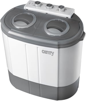 Camry Premium CR 8052 Toplader-Waschmaschine 3 kg Grau, Weiß