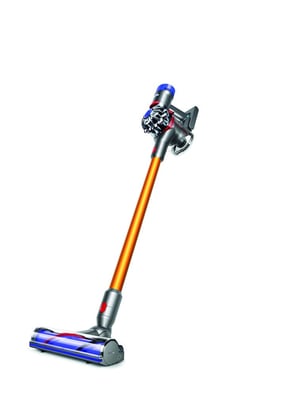 Dyson V8 Absolute + Odkurzacz stojący 2 w 1 Bateria Suchy HEPA, Filtr higieniczny Bez worka 115 W Szary, Nikiel, Żółty