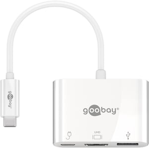 Goobay 62104 USB Type-C Docking Station, Multicolor