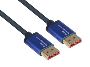 Alcasa 4814-SF010B kabel DisplayPort 1 m Niebieski