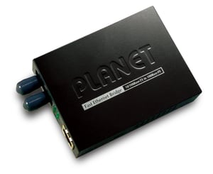 PLANET FT-801 nätverkskonverterare 100 Mbit/s 1310 nm Multifunktionell Svart