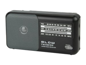 BLOW 77-533# radio, bärbar, analog, svart