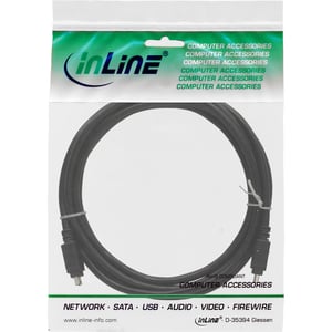 InLine 34443 kabel firewire 3 m Czarny