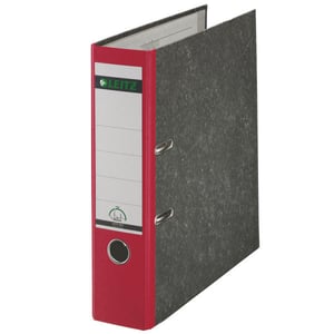 Leitz Plastic Lever Arch File A4 80mm 180° Binder, Red