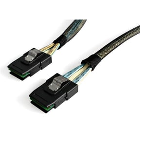 StarTech SAS8787100 SCSI-kabel, svart, extern, 1 m, SFF-8087