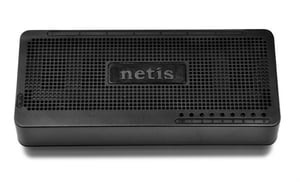 Netis System ST3108S przełącznik sieciowy Nie zarządzany Fast Ethernet (10/100) Czarny