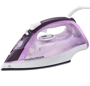 Morphy Richards 300301 żelazko Żelazko parowe Płyta ceramiczna 2400 W Fioletowy, Biały