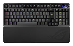 ASUS ROG Azoth 96 HE klawiatura Gaming USB + RF Wireless + Bluetooth Czarny
