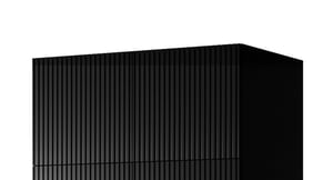 Cama PAFOS 2D Wardrobe Top Unit 90x55.5x45 Matte Black
