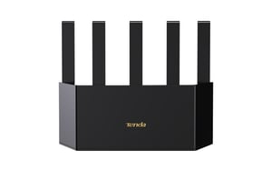 Tenda TX12L Pro trådlös Gigabit Ethernet-router med dubbla frekvensband (2,4 GHz/5 GHz) Svart