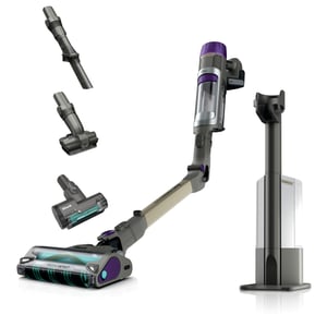 Shark IP3251EUT Stabstaubsauger/Elektrobürste Standstaubsauger 2 w 1 Zyklon-Staubsauger ohne Beutel 0,7 l 380 W Gold, Grau, Violett