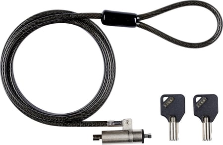 eSTUFF GLB220301-M zapięcie do kabli Czarny 1,8 m