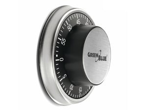 Greenblue 51348 Mechanischer Timer, silberfarben