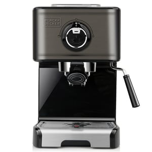 Black & Decker BXCO1200E Kaffeemaschine – Manuelle Espressomaschine, 1,2 l
