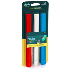 3Doodler Start 3DS-ECO-MIX1-75 3D-Druckmaterialien Kompostierbarer Kunststoff Blau, Rot, Weiß 1 g