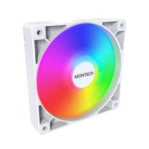 Montech GF120 PWM Obudowa komputera Moduł wentylatora 12 cm Biały 1 szt.